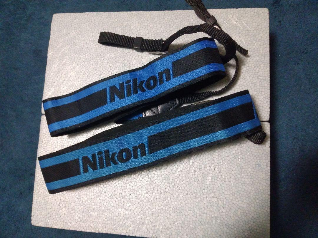 Nikon Camera Strap Blue Used Vintage