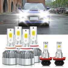 For Honda Accord 2006-2012 LED Headlight Kit Hi/Low Beam+Fog Light Bulb 26000LM