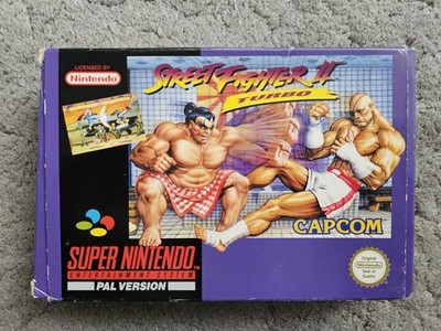 Street Fighter II 2 Turbo Super Nintendo SNES PAL Boxed With Manual UKV Capcom
