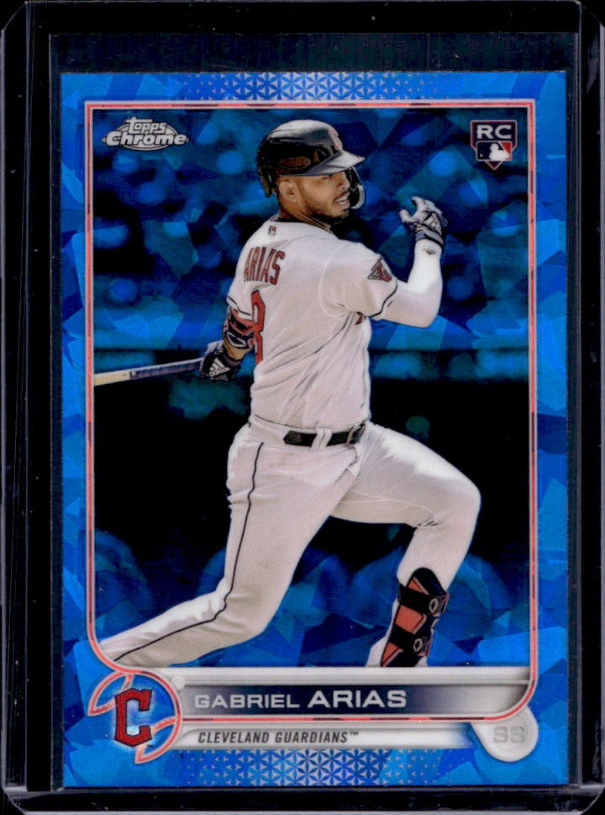 2022 Topps Chrome Update Sapphire Gabriel Arias RC Rookie #US248 Guardians