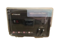 NEW Polaroid Music & Video Player 4GB PMP110-4 RARE 2011 SEALED BLACK MP3