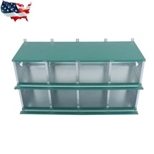 Chicken Nesting Boxes 8 Hole For Chicken Laying Eggs Hens Chicken Coop Box