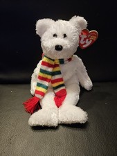 Beanie Baby Flurry bear * Mint Condition * Rare exclusive * Christmas Vintage TY