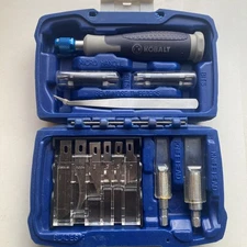 KOBALT 36 Pcs Precision Knife Set In Case. Excellent Condition