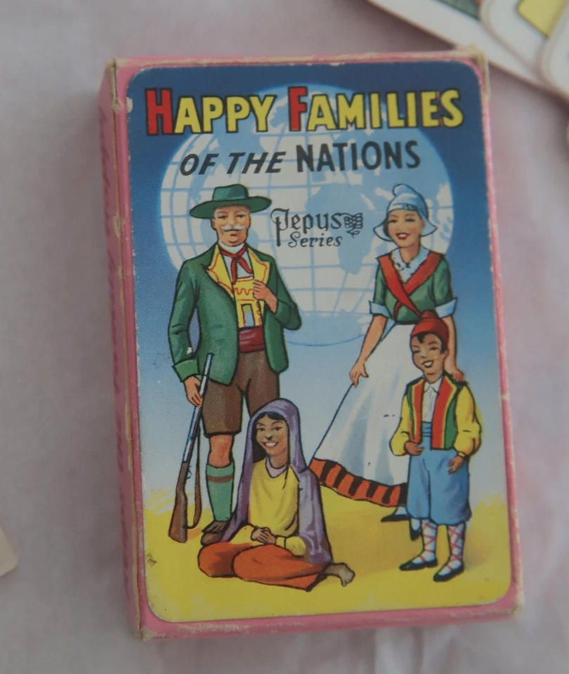 Vintage Card Game - Happy Families of The Nations A Pepys Game - Image 2 of 4