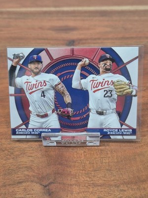 2025 Topps Carlos Correa Royce Lewsi Minnesota Twins #DD-11 Dynamic Duos