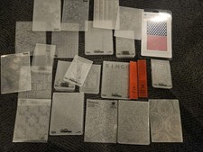 Lot Of 25 Sizzix, tim Holtz, cricut cuddlebug embossing folders keys bingo clock