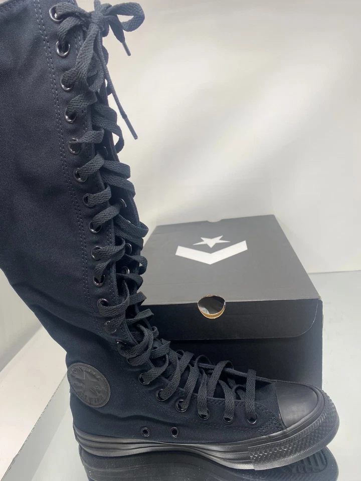 Converse A12325C Chuck Taylor All Star XX Hi Black Womens Boots - Image 2 of 4