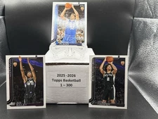 2025-26 Topps Basketball Complete Set #1-300 Cooper Flagg RC, Bailey, Harper