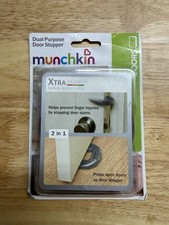 Munchkin Xtra Guard Dual Purpose Door Stopper 2-in-1 Baby Proofing Safety Sealed