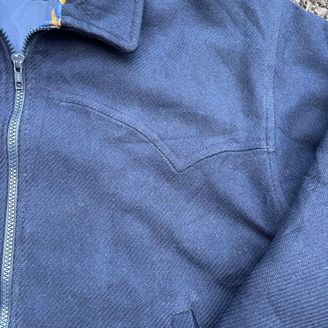 Pendleton Wool Jacket 70s Native Pattern Insulate… - image 4