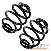 2X Feder Federn Fahrwerksfeder Fahrwerksfedern Hinten FÜR Opel Astra F Cabrio