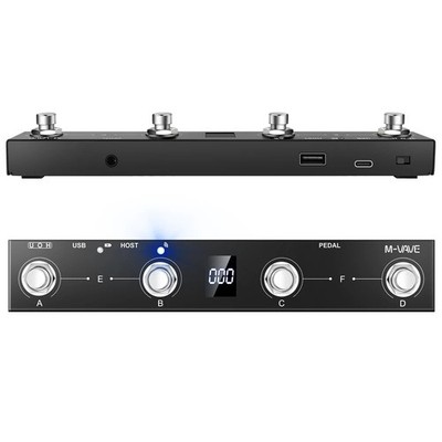 M-vave Chocolate Plus Midi Controller Fußschalter 4 Tasten USB Midi Host Support