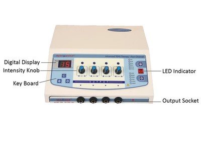 NEW & IMPROVED ELECTROTHERAPY PROF||PERSONAL USE 4 CHANNEL THERAPY UNIT %#