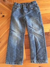 Boys Jeans Size 5 Sonoma Meduim Wash Straight Leg Adjustable Waist