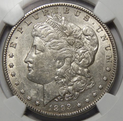 1893-O NGC AU55 MORGAN DOLLAR