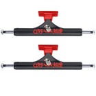 Slappy Skateboard Trucks Curb Killer II Hollow Inverted Black/Red 10.5"