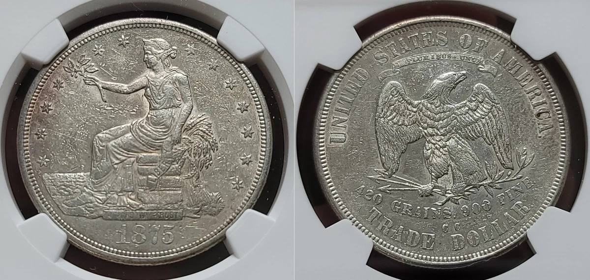 Silver 1875 Year US Trade Dollars (1873-1885) for sale | eBay