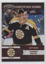 2012-13 Certified Certified Icons 226/250 Johnny Bucyk #I-10 HOF x5p