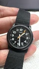 Vintage Ladies Resin 32.5mm Timex quartz field watch (A10)