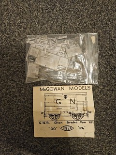 McGowan Models GNR 10 Ton Brake Van kit 4mm scale
