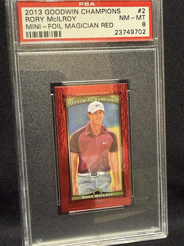 Rory McIlroy 2013 Upper Deck Goodwin Champions Foil Magician Red #d 13/13 RARE!
