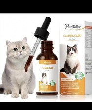 Calming Care Liquid Drops for Cats Stress and Anxiety Relief Supplement 2.02 Oz