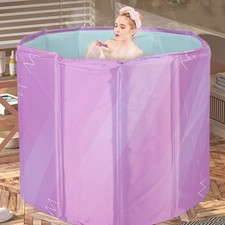 Portable Ice Bath Tub for Athletes Cold Water Therapy Hot Tub Folding Bathtub