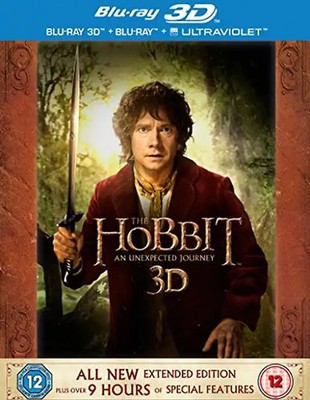 The Hobbit: An Unexpected Journey - Extended Edition [Blu-ray 3D + Blu-ray + UV