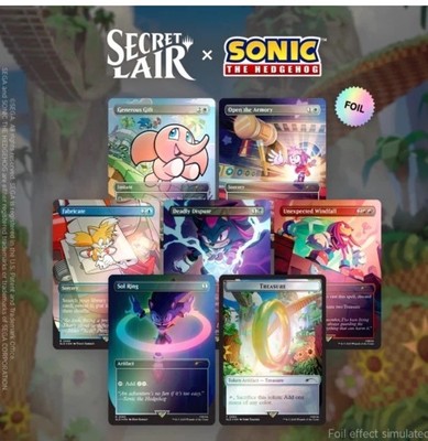 MTG: Secret Lair x Sonic: Chasing Adventure Foil Edition Sealed *Vorverkauf*  