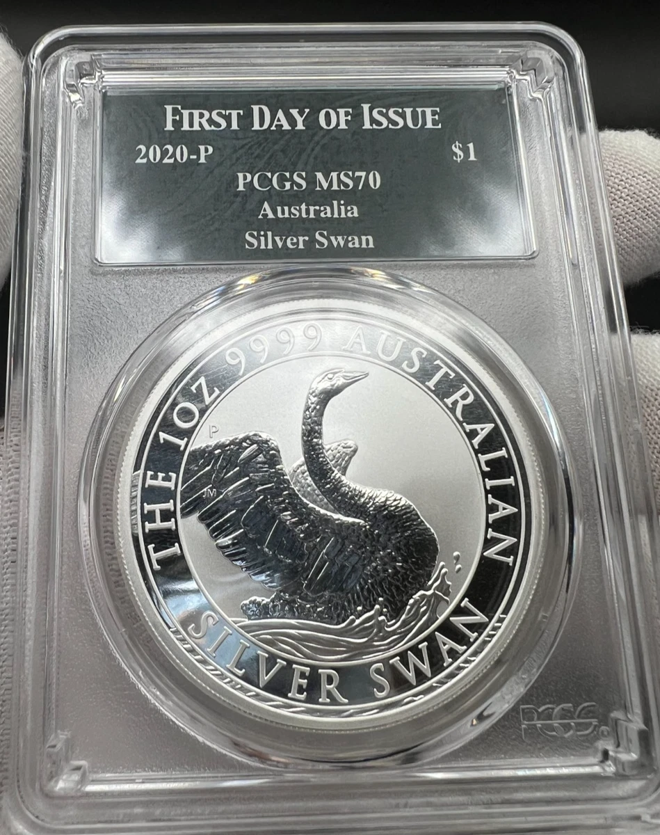 Australian Kookaburra MS 70 Graded PCGS Certified Silver Bullion