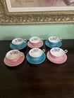 Vintage Ansley Fine Bone China Gilt English Demitasse Cups & Saucer Sets (6) — photo 9