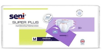 Inkontinenzwindel Super Seni plus   hohe Saugstärke, bis 3200 ml   Gr M-XL