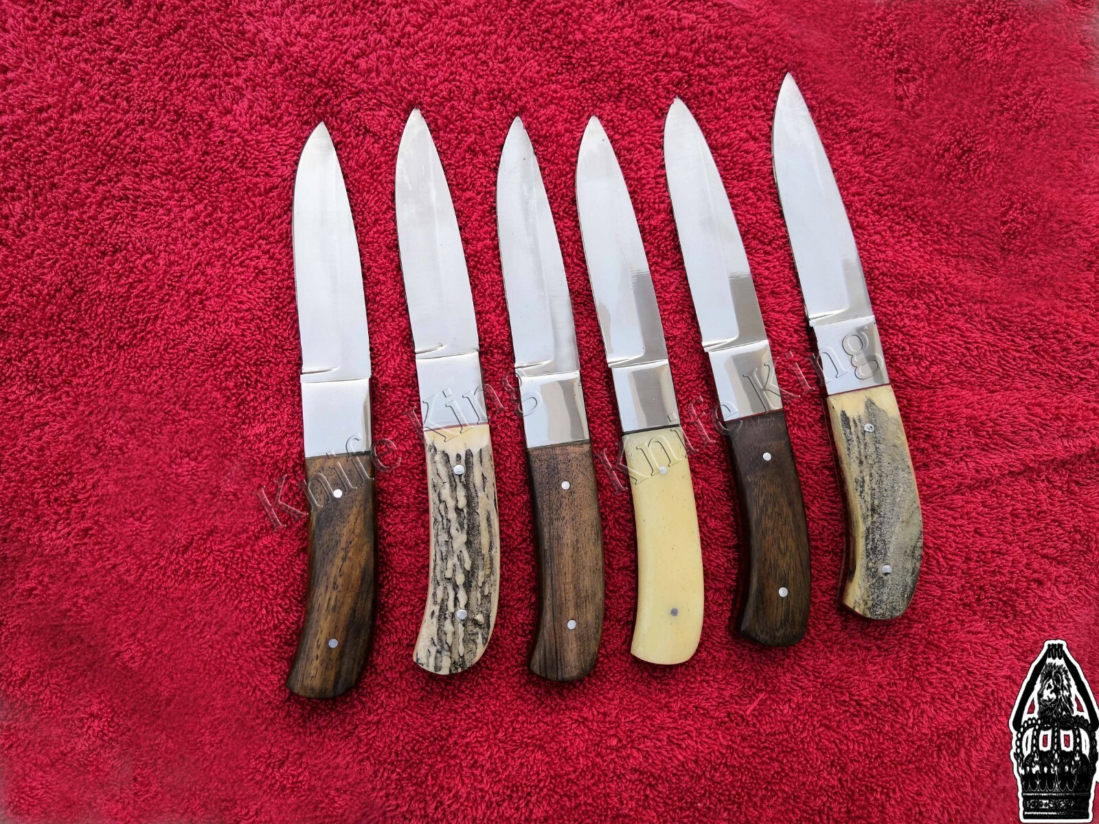 Custom Handmade Beautiful Knife King's D2 Tool Steel Hunting Knife (LOT
