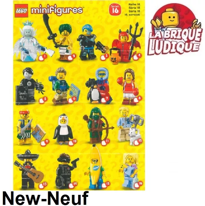 Pine skud Gå igennem LEGO Figurine Minifigure Bag Series Serie 16 Choice 71013 New | eBay