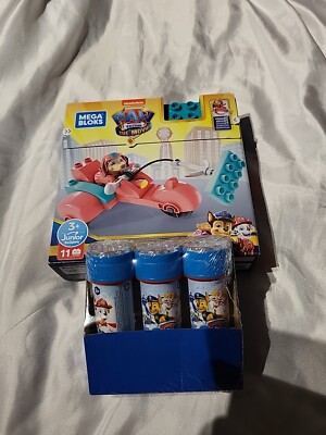MEGA BLOKS PAW Patrol Liberty's City Scooter und 3 x Paw Patrol Bubbles 3+