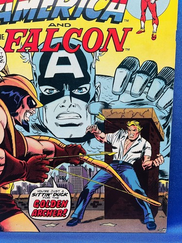 Captain America #179 (1974) Hawkeye Appears as the Golden Archer - MVS#52 - VF- - Picture 5 of 11
