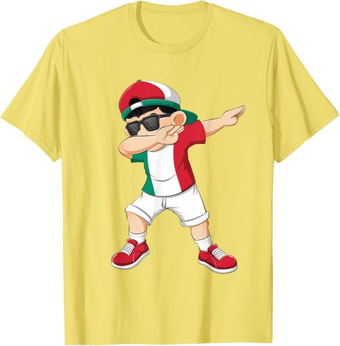 Dabbing Boy Italian Italy Flag Kids Dab Dance T-Shirt Hoodie - Picture 11 of 14