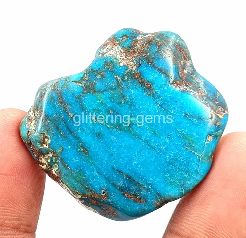 Piedra preciosa áspera azul cielo natural de 77 quilates con certificación Arizona 4SUL - Imagen 5 de 6