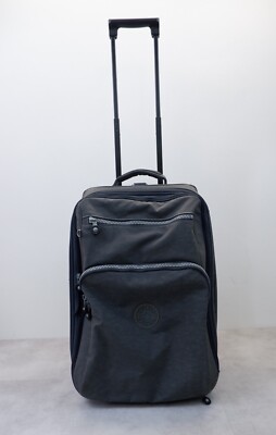 Kipling kleiner Koffer grau Reisetrolley 2 Rollen sehr guter Zustand