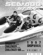 Sea-Doo 1997 Speedster, Challenger, 1800 Service Shop Repair Manual 219100059