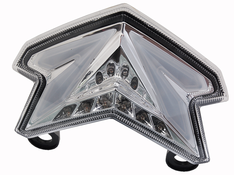 Feu arrière LED clignotants intégrés Ermax homologué E11 pour Z800