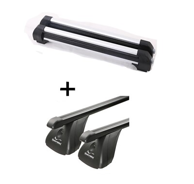 Skiträger VDP-S6 6Ski+Dachträger Original Stahl für Peugeot 407 3-4 Türer 04-12