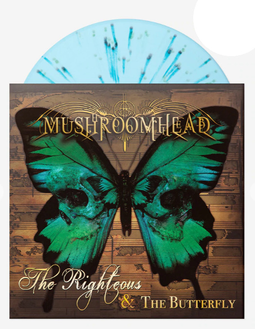 Mushroomhead The Righteous & The Butterfly Light Blue W/ Blue & Green Vinyl LP