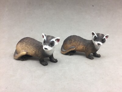 Yowie Black Footed Ferret All American Series Plastic Figure Miniature Lot  Toy