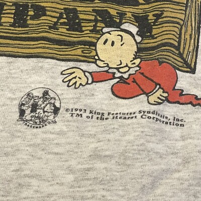 Vintage 90s Popeye Lightning Bolt Shirt Surf Beach Skate Vintage 90s Popeye Lightning Bolt Shirt Surf Beach Skate
