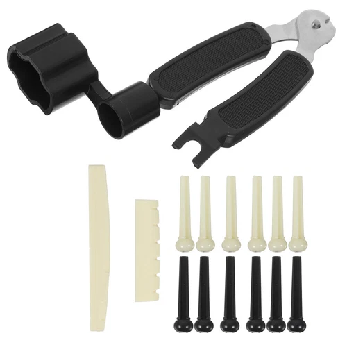  Guitar String Pillow Tool Kit Acoustic Part Bridge Parts Pin Peg