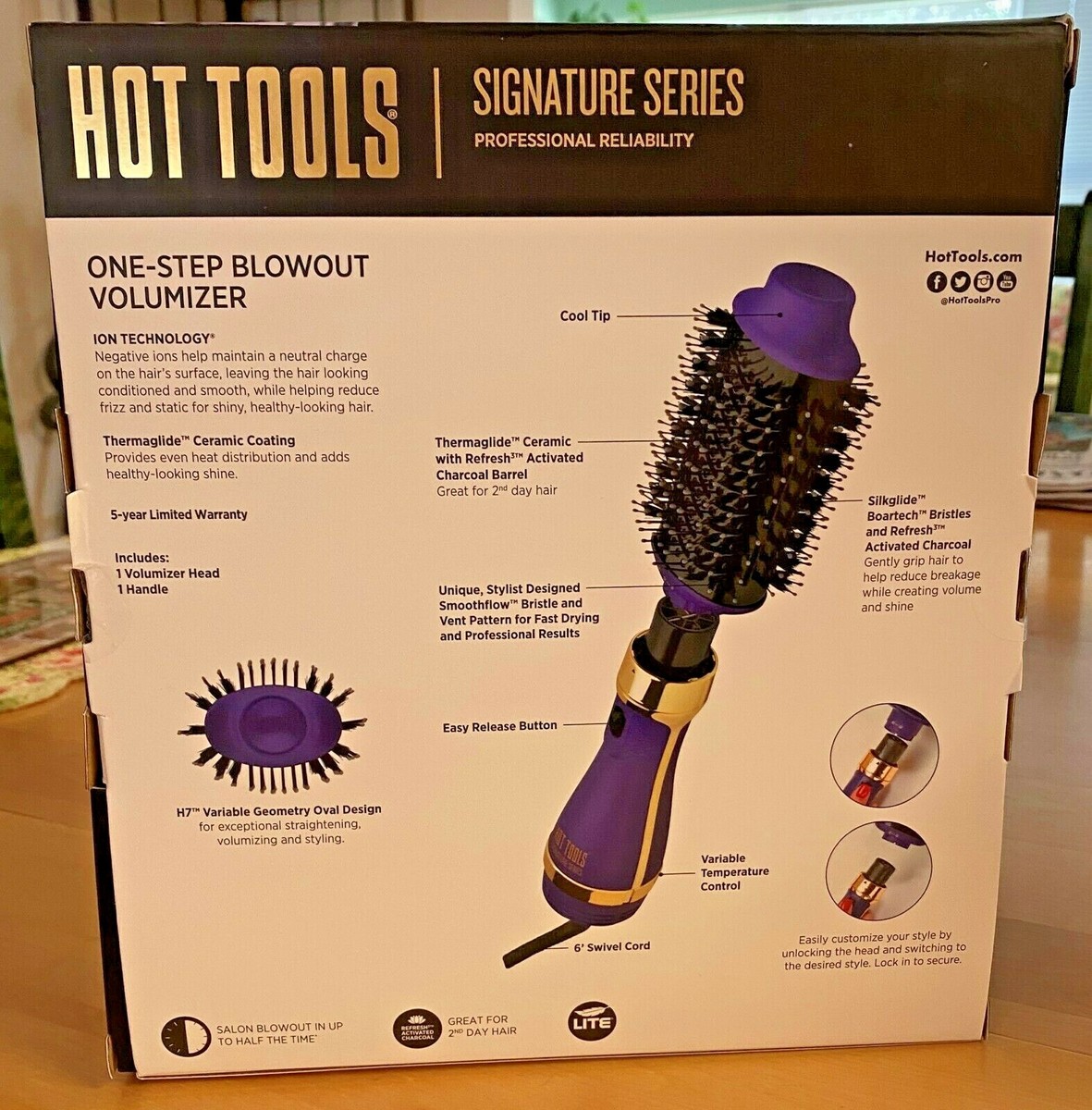 Signature Series Hot Tools Blowout Brush Review HOT TOOLS