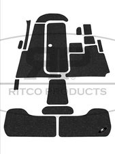 Sea-Doo Speedster Jet Boat Traction Mats  1994 1995 Complete kit With Adhesive