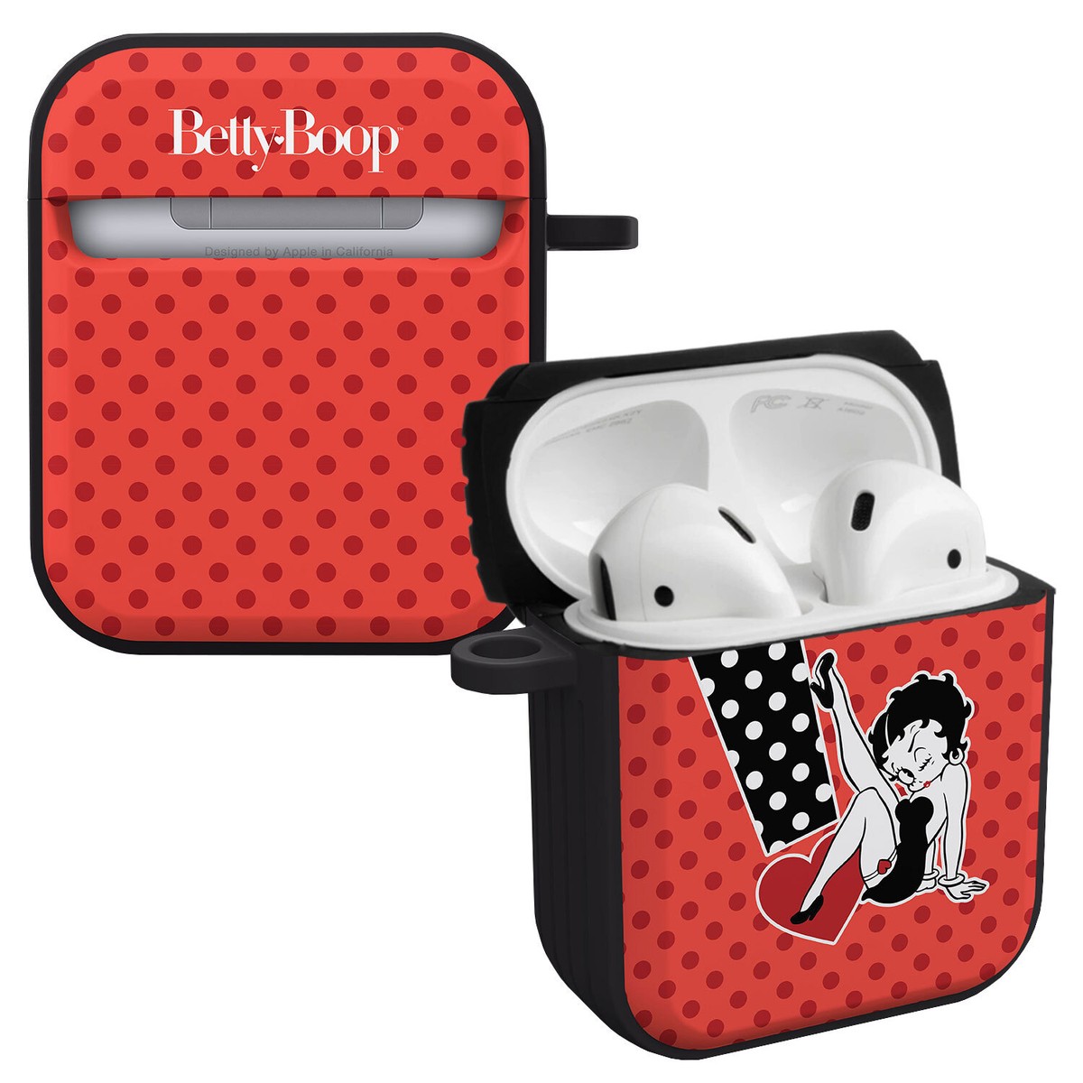 Betty Boop Classic HDX Case Cover Compatible with Apple AirPods